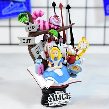 Disney Alisa u Zemlji Čuda princeza 16 cm Lik Anime Mini Ukras Zbirka PVC Figurica Igračka model za bebe poklon