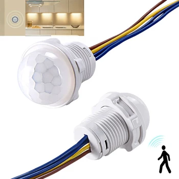 Podesivo kašnjenje 110-220 U PIR Infracrveni Senzor Pokreta Tijela Modul Detektor Osetljiv Žarulja Prekidač za Upravljanje Svjetiljka Dom Ac 1