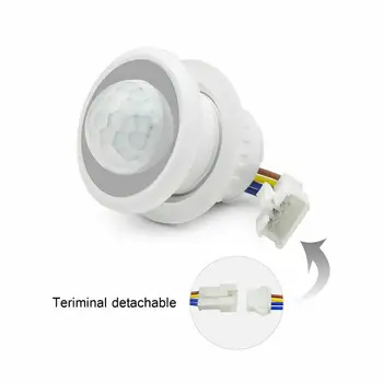 Podesivo kašnjenje 110-220 U PIR Infracrveni Senzor Pokreta Tijela Modul Detektor Osetljiv Žarulja Prekidač za Upravljanje Svjetiljka Dom Ac 4