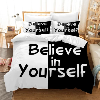 Deka sa natpisom Believe In Yourself/You Are Special/Time/Love/Keep on Skup Slova Pokrivač, prekrivač, Komplet posteljine, Poklone, posteljina s uzorkom 4