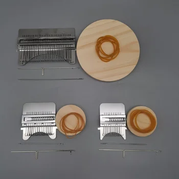 Mali Drveni razboj DIY Mini mašina za Šivanje Odjeće Speedweve Tip Tkanje Tekstila Alat Traper Odjeća Čini Alate Za Šivanje I Popravak 5