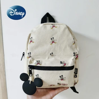 Novi Dječji ruksak Disney ' s Mickey Mouse, Platna Luksuzne Marke Moderan Dječji Školski Ruksak, Mini ruksak Slatka Crtani po cijeloj površini, Ženski ruksak 0
