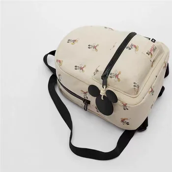 Novi Dječji ruksak Disney ' s Mickey Mouse, Platna Luksuzne Marke Moderan Dječji Školski Ruksak, Mini ruksak Slatka Crtani po cijeloj površini, Ženski ruksak 4
