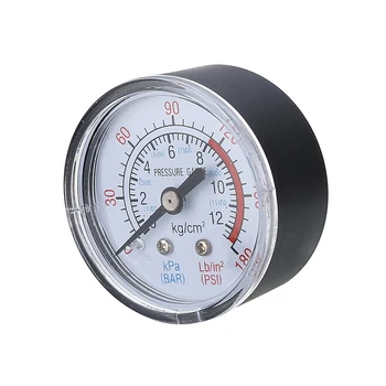 Kompresor zraka Pneumatski Hidraulični Senzor Tlaka Tekućine Barometar Manometar 0-12Bar 0-180PSI Pneumatski Alat za mjerenje Tlaka zraka