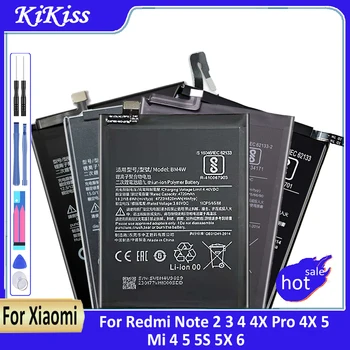 Zamjenske baterije Za Xiaomi Mi Red Mi Note Mix 2 3 3S 3X 4X4X 4A 4C 5 5A 5S 5X M5 6 6A 7 8 Pro Plus BM46 BM47 BN31 BN45 BM45
