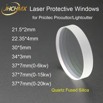 JHCHMX Laserski Zaštitna stakla /Leće 21.5*2 30*5 37* Optički objektiv 7 mm za laserske glave Precitec Procuttor Lightcutter SolidCutter