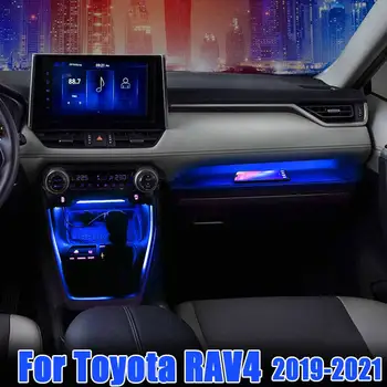 Za Toyota RAV4 2019 2020 2021 Nadzorna Ploča Nadzorna Ploča Završiti Atmosferski Lampa Auto Bočne Alat Vozač Noćna Lampa Traka
