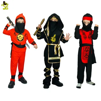Kostimi Ninja s Kapuljačom na Halloween Maske Odijelo za Zurke, Uloga igranje Igra, Klasična Ninja Odjeća za Djecu Unisex