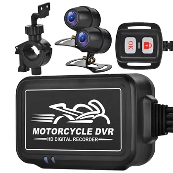 Dual Kamere Sportske Snimanja Dash Cam Sprijeda I Straga Dvostruka Sigurnosna Kamera na 1080P SA Vodootporne Trakom za Noćni Vid WiFi