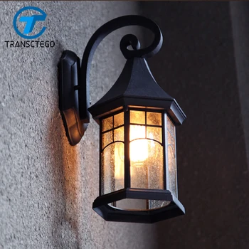 Starinski Zidni Svijećnjak Otvoreno Dvorište Klasicni Lampe Vodootporan Koridor Lampa Zidna Svjetiljka