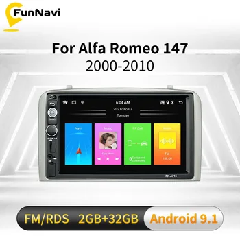 2 Din Android Auto stereo sa ekrana Za Alfa Romeo 147 2000-2010 7-Inčni Auto-Radio Media player GPS BT i WIFI FM Aotoradio