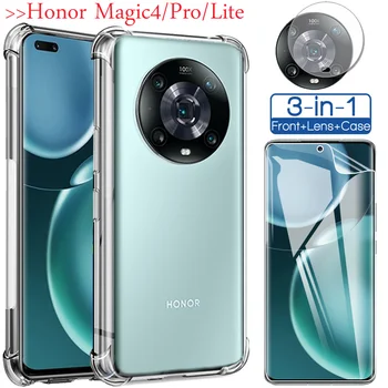 torbica za Honor Magic4 Pro mekani prozirni šok-dokaz torbica za telefon Honor Magic 4 Magic4 Lite 5G staklo Huawei Honor X9 torbica Honor Magic4