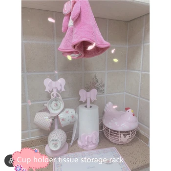 Pink luk kuhinjski stalak za prtljagu šalice vode odvodnim stalak za prtljagu papirnatih ručnika Polica za spremanje posuđa 4