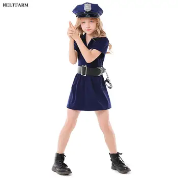 Policijski Obrazac za djevojčice, Odijelo policajca na Noć vještica za Djecu