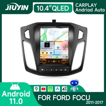 Auto radio Android 11,0 Za Ford Focus 2011-2017 Multimedijalni Video 2Din 4G WIFI GPS Carplay Glavna jedinica 10,4 