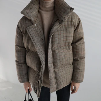 Zimska muška pamučna kaput INS super topla koreanska verzija trenda вельветового japanske ni kaput slobodna jakna 3