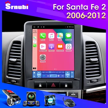Za Hyundai Santa Fe 2006-2012 Android 11 Auto Radio Multimedija Video 2Din Navigacija Carplay Glavna Jedinica Player, stereo zvučnici