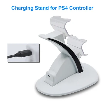 Gaming Kontroler Dual Charger Dock Power Cradle Station Suptilna Dvostruki Punjač za Punjenje Bežični Kontroler za Sony PS4 / PS4