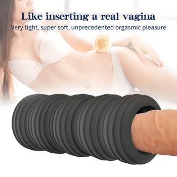 Muški Masturbator Šalica Soft Maca Sex Igračke Umjetna Vagina Glava Za Odrasle Vježbe Za Izdržljivost Seks Roba Vakuumska Džep Čaša za Muškarce