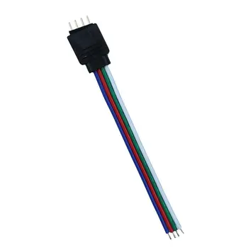 5pcs 10 cm 15 cm led kabel 4-pinski 10 mm širina aparat za varenje Muški ženski konektor Adapter žice Za 5050 3528 3528 SMD RGB led traka 1