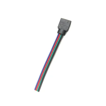 5pcs 10 cm 15 cm led kabel 4-pinski 10 mm širina aparat za varenje Muški ženski konektor Adapter žice Za 5050 3528 3528 SMD RGB led traka 4