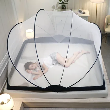 Prijenosni Sklopivi Бездонная mreža za komarce Besplatno postavite Krevet na Kat u Studentskom Domu Univerzalni Krevet za jednu Osobu mreža protiv komaraca 0