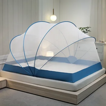 Prijenosni Sklopivi Бездонная mreža za komarce Besplatno postavite Krevet na Kat u Studentskom Domu Univerzalni Krevet za jednu Osobu mreža protiv komaraca 5