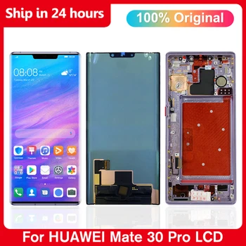 Originalni LCD zaslon Bez grešaka Za Huawei Mate 30 Pro zaslon osjetljiv na dodir Digitalizator, Montaža, Zamjena Za Mate30 Pro LIO-L09, L29, AL00, TL00