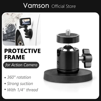 Magnetsko Nosač kamere Vamson za GoPro Hero 10 9 8 Insta360 DJI Osmo Action Camera Magnetsko Okretni Držač za Pribor GoPro 0