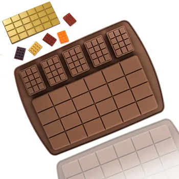 Obrazac za čokolade, Silikonska forma za Čokoladu u Obliku Čokolade, Obrazac Za Čokolade, sa non-stick premazom, Silikonski Kalup za fat proteinska Energetska Barovi 1