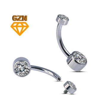 G23 Titan Premium dragulj Prstena Za Pupak, Nakit Za Piercing Tijela, 14 g, Prsten Za Piercing Pupka, Nakit Za Žene, Prodaja na Veliko