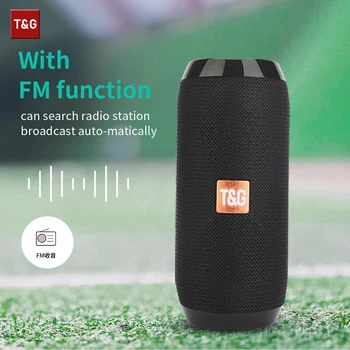 TG117 Bluetooth Zvučnici Prijenosni Bežični Zvučna Kutija Vodootporna Vanjski Zvučnik Stereo Surround Podržava TF Radio