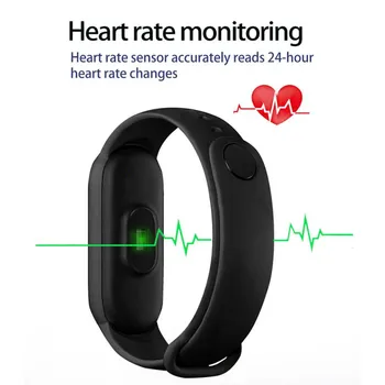 Novi Pametni Satovi za Muškarce i Žene M7 Smart Band Fitness Bluetooth Narukvica Smartwatch Monitor Otkucaja Srca za Xiaomi Mi Band 7 2022 3