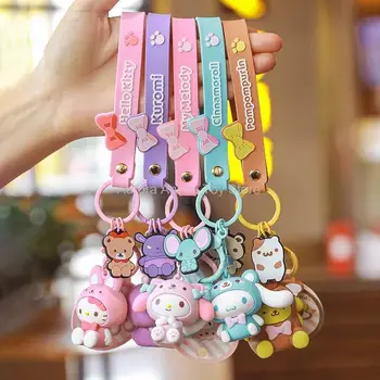 Sanrio Hello Kitty My Melody Kuromi Cinnamoroll Kawai Modni Privezak Za Dječake I Djevojčice Torba Ovjes Slatka Lutka Dječje Igračke, Pokloni Za Rođendan