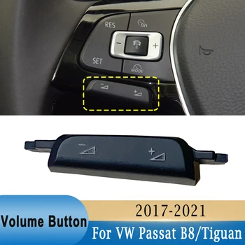 Tipka za ugađanje glasnoće volana, radio, Glazbene Tipke za ugađanje glasnoće, Poklopac za VW Golf MK7 2013-2017/Passat B8/Tiguan 2017-2021, Ne za GTI GTD