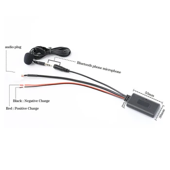 Auto Radio Bluetooth AUX Bežični Adapter na priključak s Audio ulazom za telefoniranje bez korištenja ruku Mikrofon Za Kenwood 13-pinski CD Stereo 4