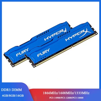 Memoria memorija DDR3L 8 GB DDR3 4gb 1866 Mhz i 1600 Mhz, 1333 Mhz Igra memorija DIMM 240 pinova 1,35 U/1,5 U DDR3L Memorija HyperX FURY Modul Memorije 0