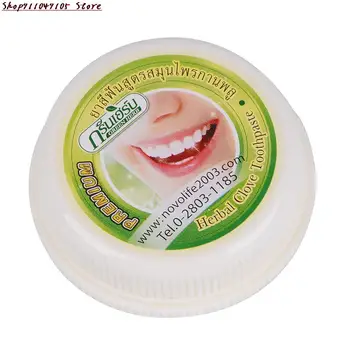 1PC boju zubne paste za izbjeljivanje zuba zubna pasta za uklanjanje mrlja antibakterijski alergijske prirodni biljni Karanfil Tajland pasta za zube 4