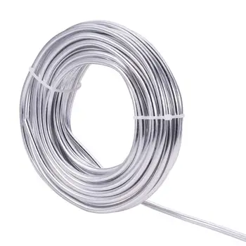 5 mm Fleksibilan Okrugla Aluminijska Žica Za Izradu Nakita Pribor za DIY Ogrlica Narukvica Ručno Izvlačenja Žice 500 g