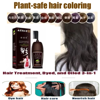 Šampon boje kose prirodne smeđe boje stvari 11 boja stalni Dulji Šampon boje za kosu za profesionalnu osobu žene 0