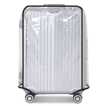 Potpuna prozirna zaštitna navlaka za prtljagu od PVC-a, vodootporan kolica, saratoga, ca prašinu torbica, prašinu pribor za putovanja 0