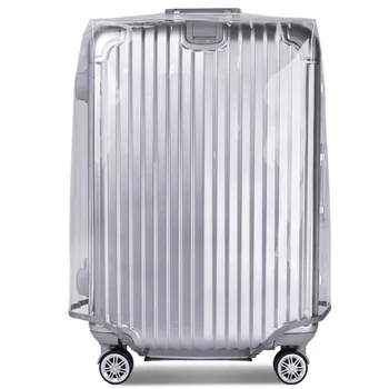 Potpuna prozirna zaštitna navlaka za prtljagu od PVC-a, vodootporan kolica, saratoga, ca prašinu torbica, prašinu pribor za putovanja 1
